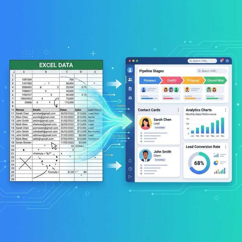 Excel to CRM Transition Guide 2026
