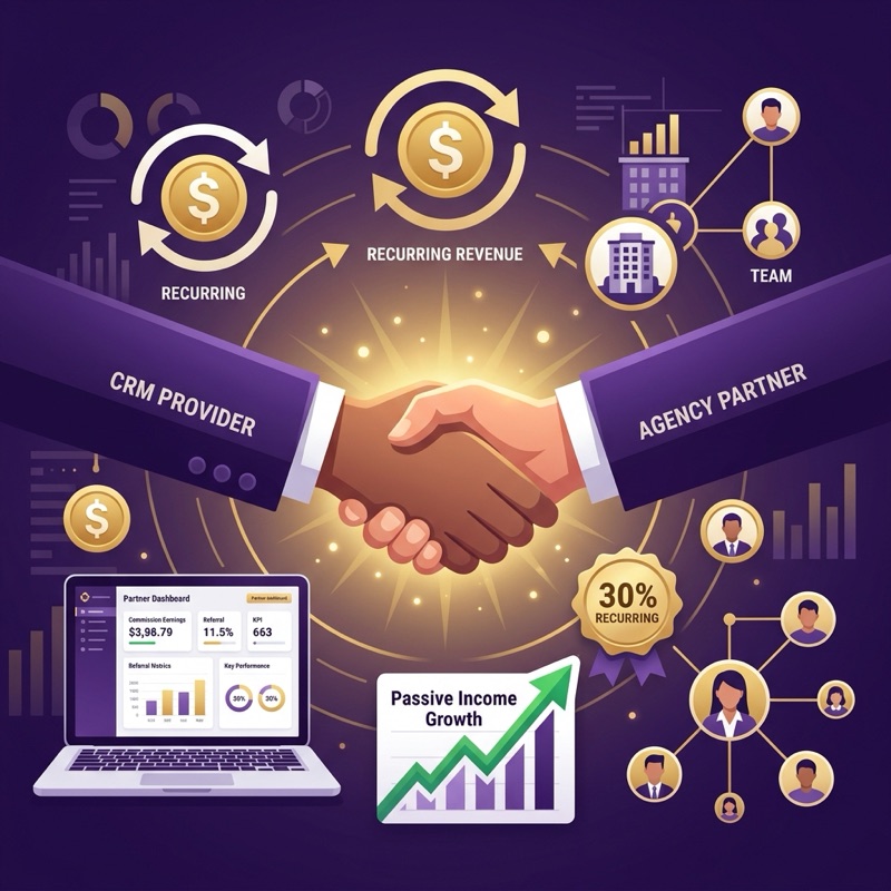 CRM Partner Programı Pasif Gelir SaaS İş Ortaklığı