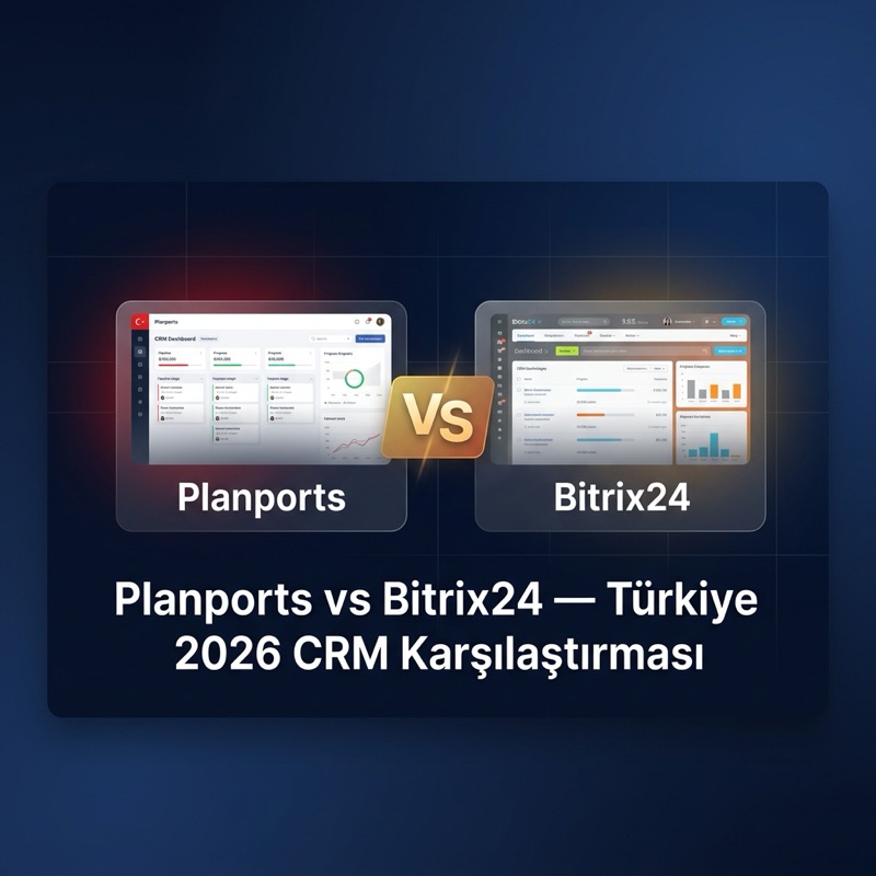 Planports vs Bitrix24 CRM Karşılaştırma 2026 Türkiye